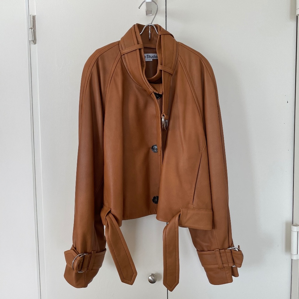Acne Studios Lamb Leather Jacket